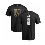 Hockey Vegas Golden Knights #24 Jaycob Megna Black Backer T-Shirt