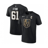 Men's Vegas Golden Knights #61 Mark Stone Black 2023 Stanley Cup Champions Name & Number T-Shirt