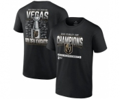 Men's Vegas Golden Knights Black 2023 Stanley Cup Champions Signature Roster T-Shirt