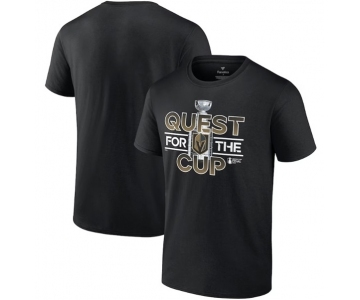 Men's Vegas Golden Knights Black 2023 Stanley Cup Final Quest T-Shirt