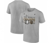 Men's Vegas Golden Knights Heather Gray 2023 Stanley Cup Champions Locker Room T-Shirt