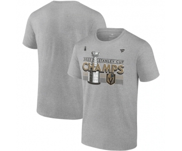 Men's Vegas Golden Knights Heather Gray 2023 Stanley Cup Champions Locker Room T-Shirt