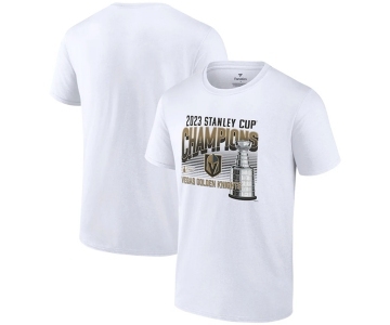 Men's Vegas Golden Knights White 2023 Stanley Cup Champions T-Shirt