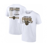 Men's Vegas Golden Knights White 2023 Stanley Cup Final Roster T-Shirt