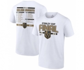 Men's Vegas Golden Knights White 2023 Stanley Cup Final Roster T-Shirt