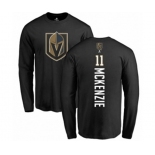 NHL Adidas Vegas Golden Knights #11 Curtis McKenzie Black Backer Long Sleeve T-Shirt