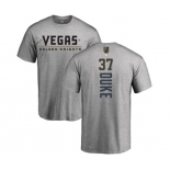 NHL Adidas Vegas Golden Knights #37 Reid Duke Gray Backer T-Shirt