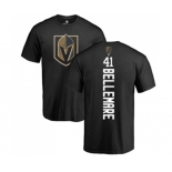 NHL Adidas Vegas Golden Knights #41 Pierre-Edouard Bellemare Black Backer T-Shirt