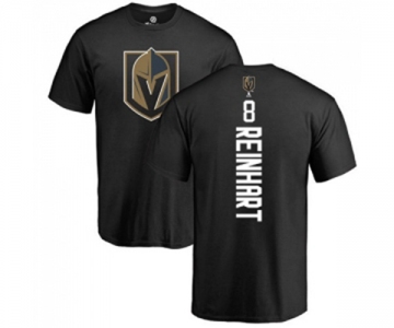 NHL Adidas Vegas Golden Knights #8 Griffin Reinhart Black Backer T-Shirt