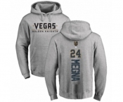 Hockey Vegas Golden Knights #24 Jaycob Megna Gray Backer Pullover Hoodie