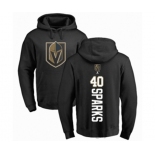 Hockey Vegas Golden Knights #40 Garret Sparks Black Backer Pullover Hoodie