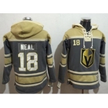 Men Vegas Golden Knights #18 James Neal Grey Sawyer Hooded NHL Sweatshirt