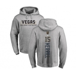 NHL Adidas Vegas Golden Knights #15 Jon Merrill Gray Backer Pullover Hoodie