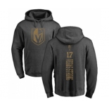 NHL Adidas Vegas Golden Knights #17 Vegas Strong Charcoal One Color Backer Pullover Hoodie