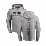 NHL Adidas Vegas Golden Knights #17 Vegas Strong Gray Backer Pullover Hoodie