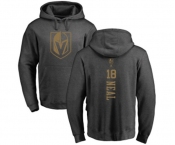 NHL Adidas Vegas Golden Knights #18 James Neal Charcoal One Color Backer Pullover Hoodie