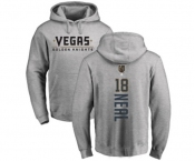 NHL Adidas Vegas Golden Knights #18 James Neal Gray Backer Pullover Hoodie