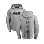 NHL Adidas Vegas Golden Knights #19 Reilly Smith Gray Backer Pullover Hoodie