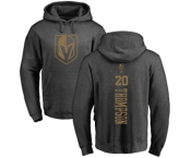 NHL Adidas Vegas Golden Knights #20 Paul Thompson Charcoal One Color Backer Pullover Hoodie