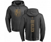 NHL Adidas Vegas Golden Knights #22 Nick Holden Charcoal One Color Backer Pullover Hoodie