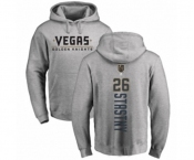 NHL Adidas Vegas Golden Knights #26 Paul Stastny Gray Backer Pullover Hoodie