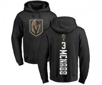 NHL Adidas Vegas Golden Knights #3 Brayden McNabb Black Backer Pullover Hoodie