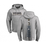 NHL Adidas Vegas Golden Knights #3 Brayden McNabb Gray Backer Pullover Hoodie