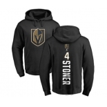 NHL Adidas Vegas Golden Knights #4 Clayton Stoner Black Backer Pullover Hoodie