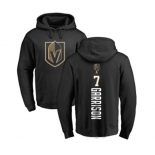 NHL Adidas Vegas Golden Knights #7 Jason Garrison Black Backer Pullover Hoodie