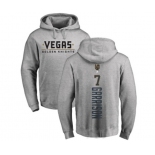 NHL Adidas Vegas Golden Knights #7 Jason Garrison Gray Backer Pullover Hoodie