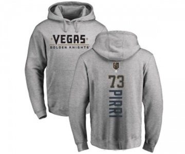 NHL Adidas Vegas Golden Knights #73 Brandon Pirri Gray Backer Pullover Hoodie