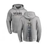 NHL Adidas Vegas Golden Knights #75 Ryan Reaves Gray Backer Pullover Hoodie