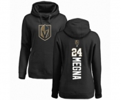 Hockey Women's Vegas Golden Knights #24 Jaycob Megna Black Backer Pullover Hoodie