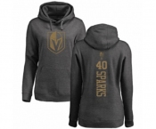 Hockey Women's Vegas Golden Knights #40 Garret Sparks Charcoal One Color Backer Pullover Hoodie