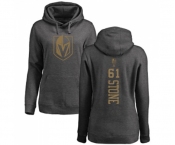 Hockey Women's Vegas Golden Knights #61 Mark Stone Charcoal One Color Backer Pullover Hoodie