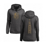 NHL Women Adidas Vegas Golden Knights #11 Curtis McKenzie Charcoal One Color Backer Pullover Hoodie