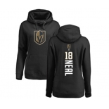 NHL Women Adidas Vegas Golden Knights #18 James Neal Black Backer Pullover Hoodie