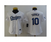 Women's Nike Los Angeles Dodgers #24 Kobe Bryant White Champions Jersey