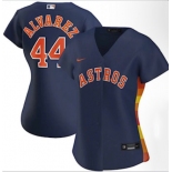 Women's Nike Houston Astros #44 Yordan Alvarez Navy Blue 2021 Baseball Jersey