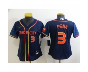 Women's Toddler Houston Astros #3 Felix Pena Nike Navy 2022 City Connect Player Jersey