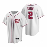 Men's Nike Washington Nationals #2 Adam Eaton White Home Stitched Baseball Jersey