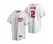 Men's Nike Washington Nationals #2 Adam Eaton White Home Stitched Baseball Jersey