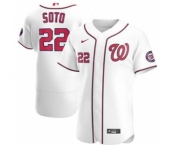 Men's Nike Washington Nationals #22 Juan Soto White Home 2020 Authentic Player Baseball Jersey