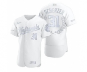 Men's Nike Washington Nationals #31 Max Scherzer Platinum Baseball MVP Limited Player Edition Jersey