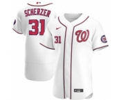 Men's Nike Washington Nationals #31 Max Scherzer White Home 2020 Authentic Player Baseball Jersey