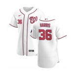 Men's Nike Washington Nationals #36 Will Harris White Home 2020 Authentic Player Baseball Jersey