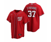 Men's Nike Washington Nationals #37 Stephen Strasburg Red Alternate Stitched Baseball Jersey