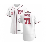 Men's Nike Washington Nationals #71 Dakota Bacus White Home 2020 Authentic Player Baseball Jersey