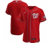 Men's Nike Washington Nationals Red Alternate 2020 Authentic Team Baseball Jersey