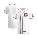 Men's Nike Washington Nationals White Alternate 2020 Authentic Baseball Jersey